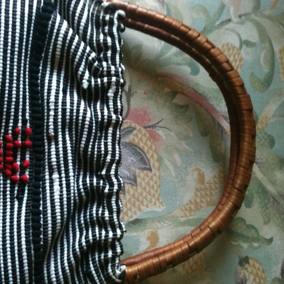 💥HOLD💥Vintage Portugal handmade purse tote - Picture 4 of 4