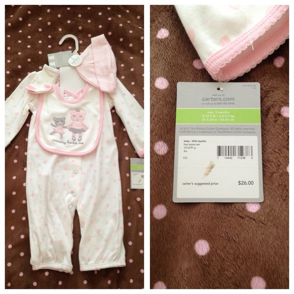 Bundle @salted3 Carter's 3 months Four piece set