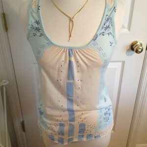 Kimchi Blue back lace tank top