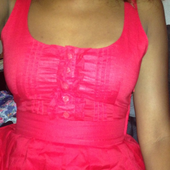 ❌SOLD IN BUNDLE❌⚡⚡Red cotton sundress - Picture 2 of 4