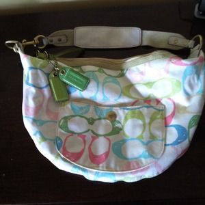 Spring color Coach purse