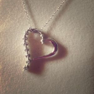 ❌❌❌SOLD❌❌❌ Diamond heart necklace
