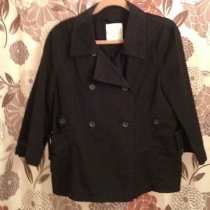OLD NAVY BLACK PEACOAT