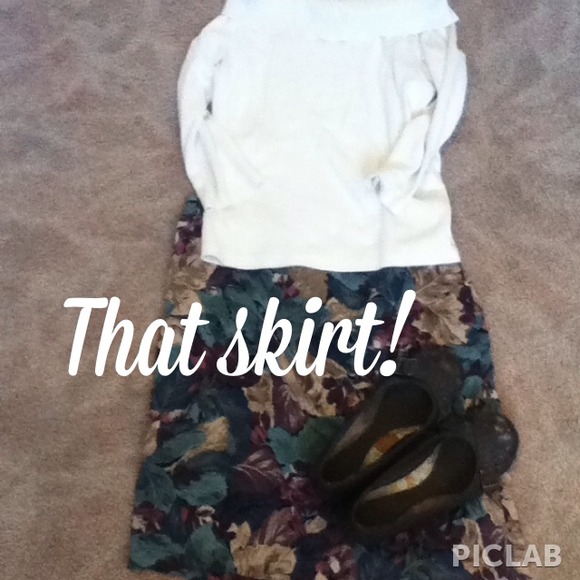Floral skirt