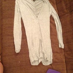 Long sweater with scrunch back!