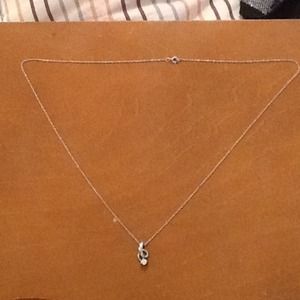 14 kt white gold necklace reserved for Sarah