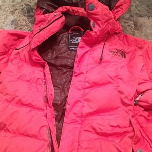 🙋RESERVED🙋🙋Orange authentic North Face jacket