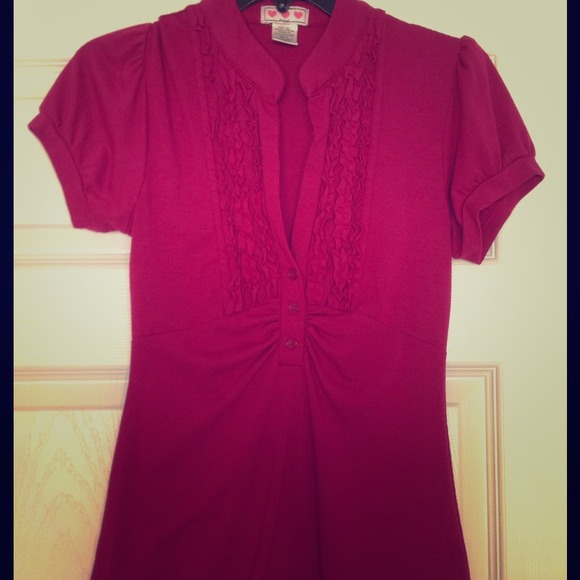 Pink dress top
