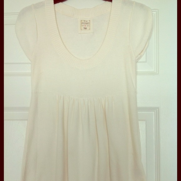 Cream baby doll top