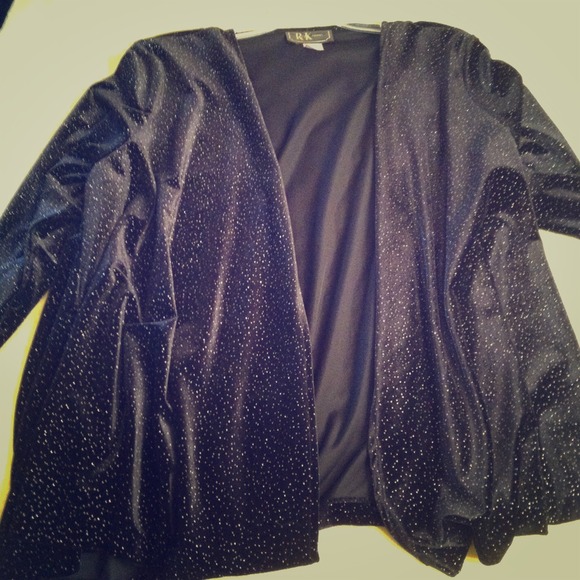 Black Sparkle Shawl