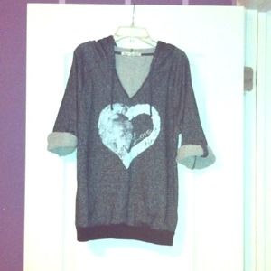 XXX TRADED XXX Cute charcoal sweater