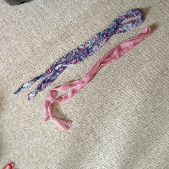 Donated! Two Silk Headscarves - Picture 3 of 3