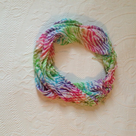 🔆REDUCED PRICE🔆Rainbow Zebra Scarf
