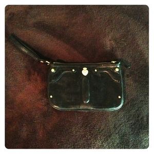Juicy Couture leather wristlet