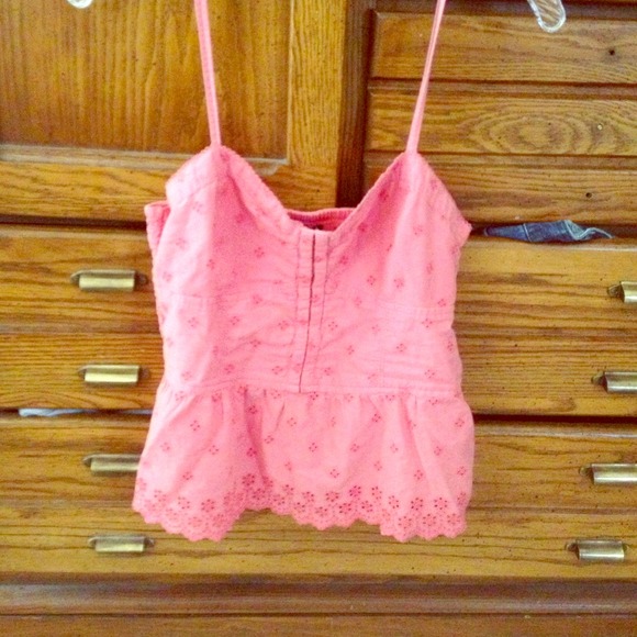 Pink American eagle top