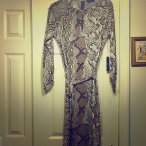BCBG python dress