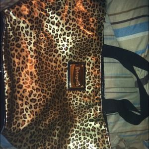 Authentic  Betsyville tote cheetah print