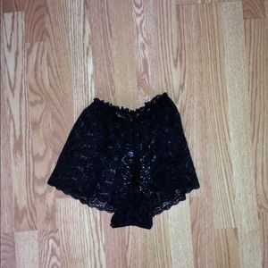 American apparel lace lingerie shorts