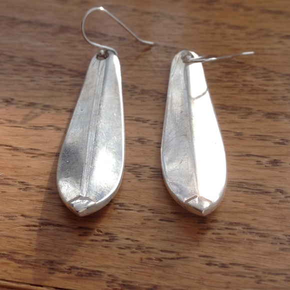 Spoon Earrings handcrafted from spoons - Picture 3 of 4