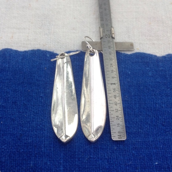 Spoon Earrings handcrafted from spoons - Picture 4 of 4