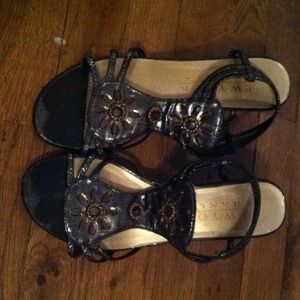 New York tradition silver/metallic platforms