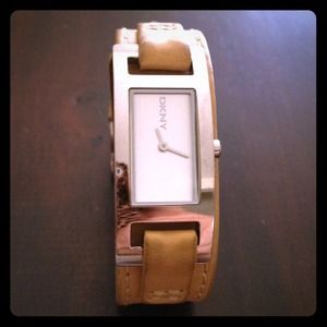 ❌SOLD❌DKNY tan watch
