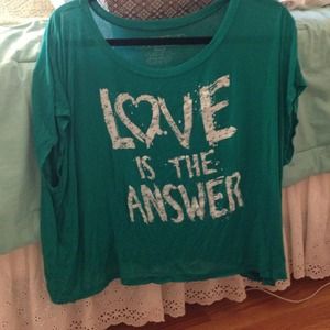 "Love Is The Answer" Delia's T-Shirt