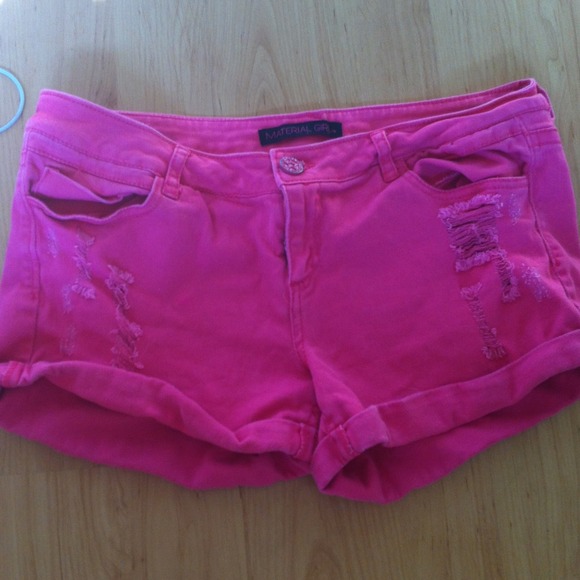 Hot Pink Material Girl Shorts