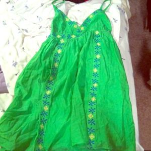 Green Banana Republic sundress