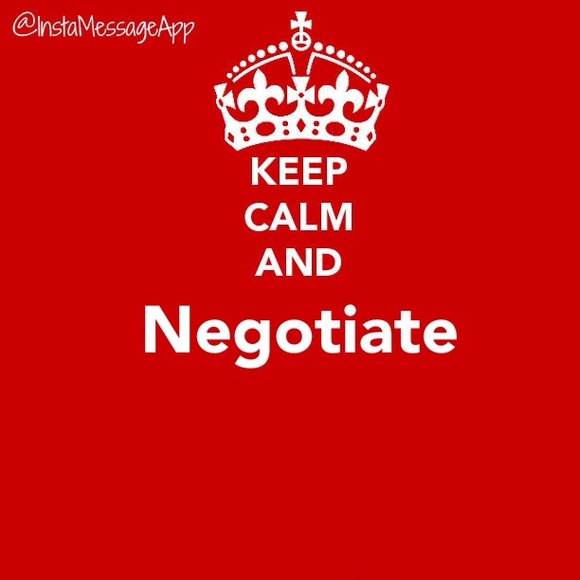Negotiate here...