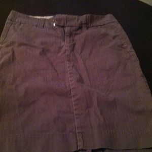 Brown khaki GAP size 6 skirt