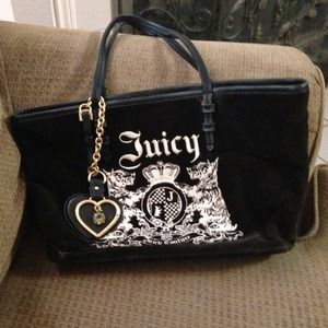 Juicy Couture velour tote , authentic !