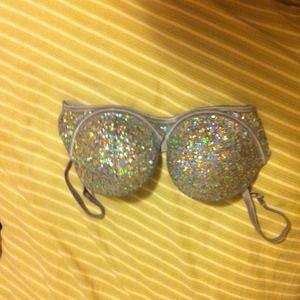 Sequin bra