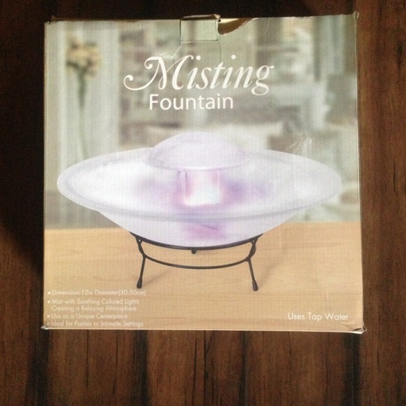Misting fountain! Awesome night light!