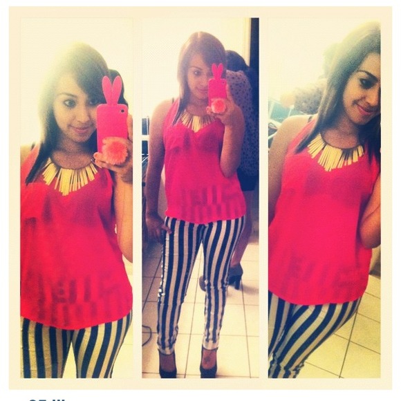 Striped pants