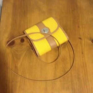 Yellow purse