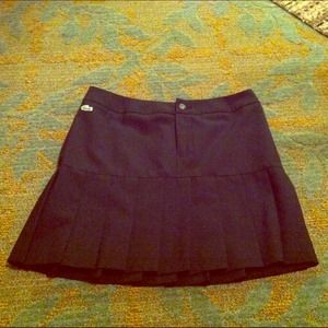 Black Tennis Skirt by Lacoste