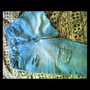 HighWaist NY&Co. Acid Washed Jeans