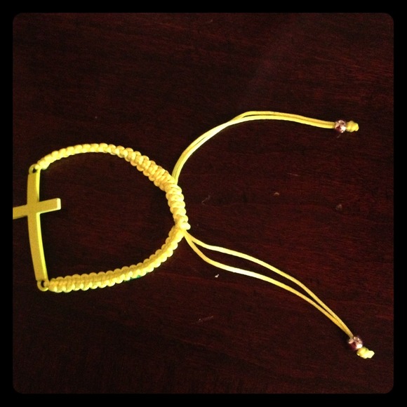 Neon yellow bracelet