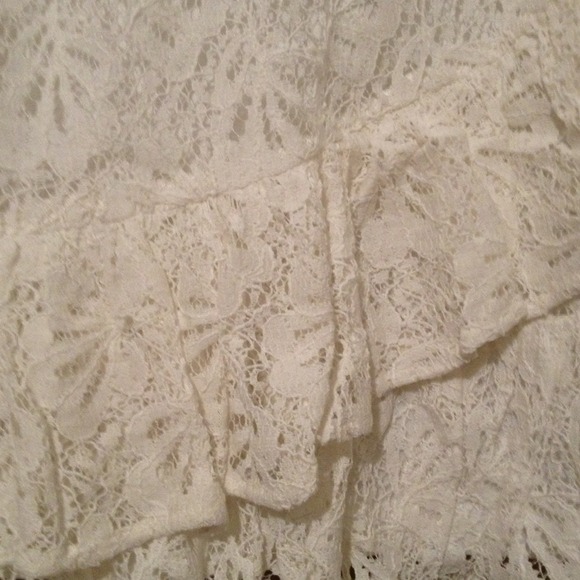 Strapless white dress - Picture 2 of 2