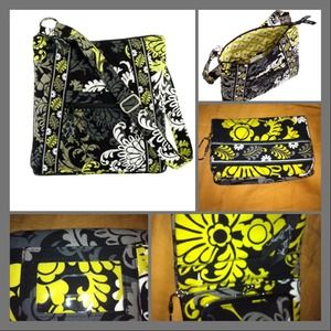 Vera Bradley "Baroque" crossbody and wallet