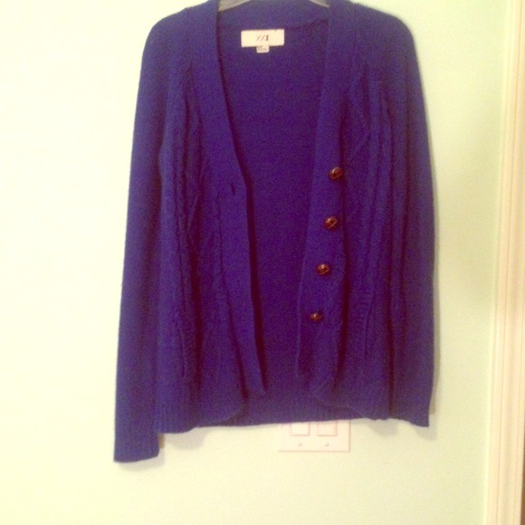Dark blue cardigan