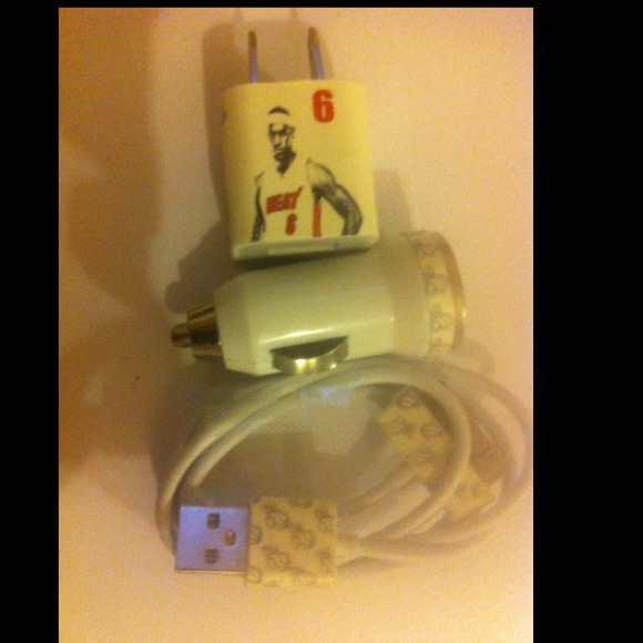 iPhone charger set glow in the dark lebron James