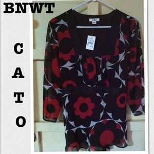 Trade price 10$....BNWT.. Cato blouse .. Beautiful