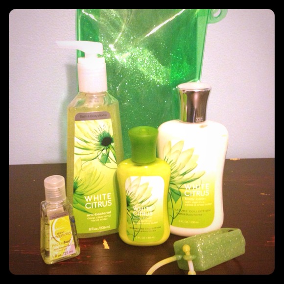 🚫SOLD🚫 Bath and Body Works 5piece White Citrus - Picture 1 of 1