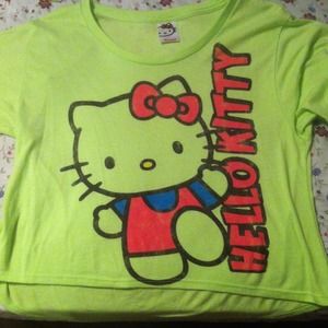 Hello kitty crop top!!😃😍