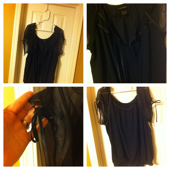 SOLD Lane Bryant 22/24 Thin Black Shirt