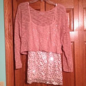 Never been worn shirt sequin shirt😊