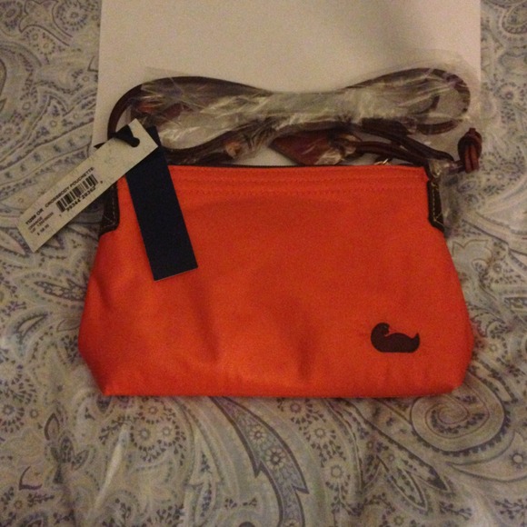 NWT Dooney & Bourke orange crossbody bag!