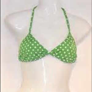 👙Green and white dot bikini💕